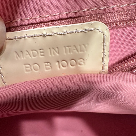 Vintage Y2K Dior Floral Pink and Cream Satchel - Picture 5 of 9